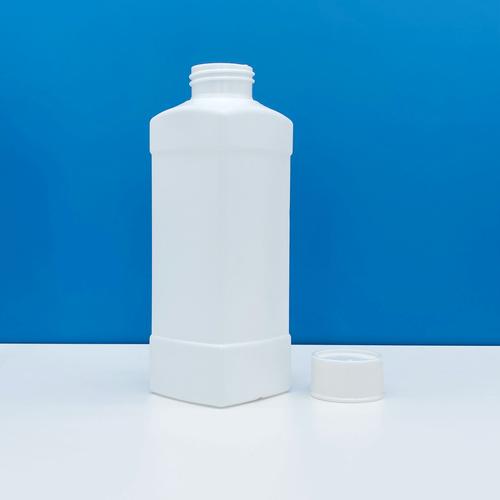 1000ml方形塑料瓶安利化工瓶泵头清洁剂瓶农药瓶子 500ml绿叶方瓶-阿